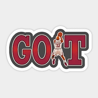 Michael jordan goat Sticker